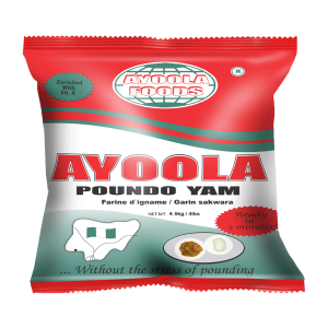 AYOOLA POUNDO YAM FLOUR-4.5KG