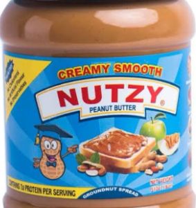 Creamy Smooth Nutzy Peanut Butter (510g)