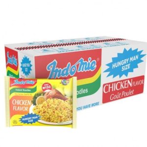INDOMIE CHICKEN FLAVOUR NOODLES (HUNGRY-MAN) 180G X 24 CARTON